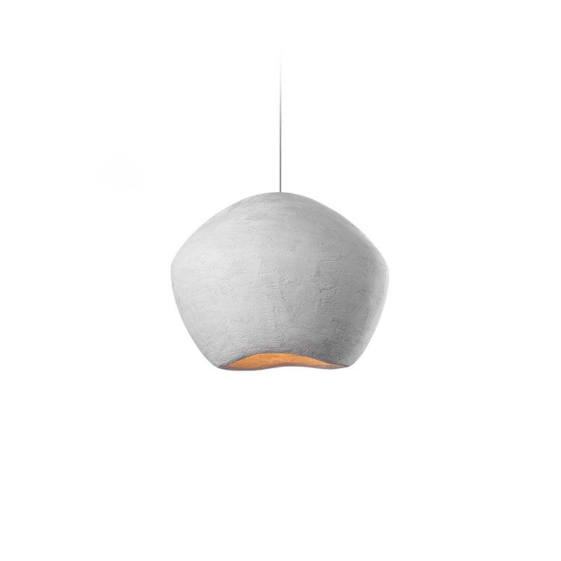 Aursore zeitgenössische minimalistische nordische Pendelleuchte aus Verbundmaterial mit Kuppeldesign