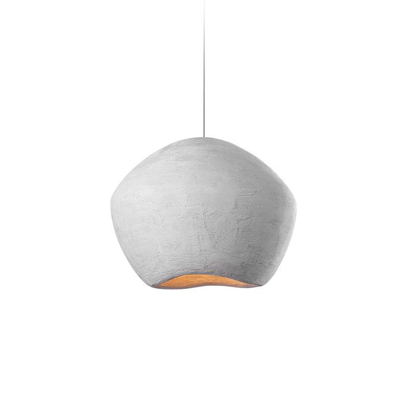 Aursore zeitgenössische minimalistische nordische Pendelleuchte aus Verbundmaterial mit Kuppeldesign