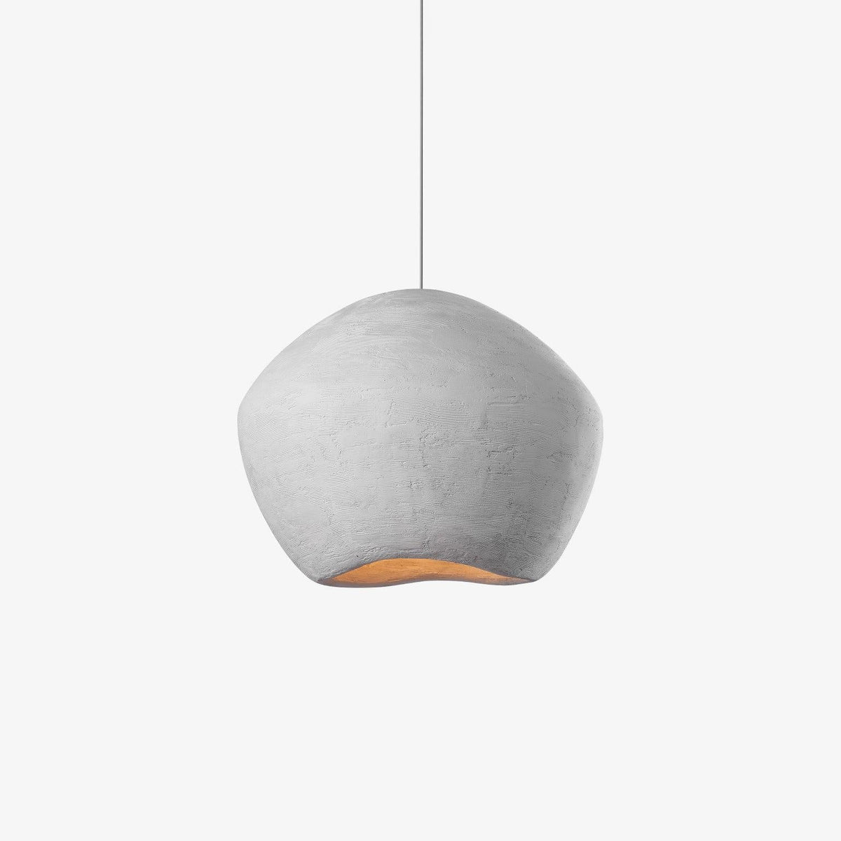 Aursore zeitgenössische minimalistische nordische Pendelleuchte aus Verbundmaterial mit Kuppeldesign