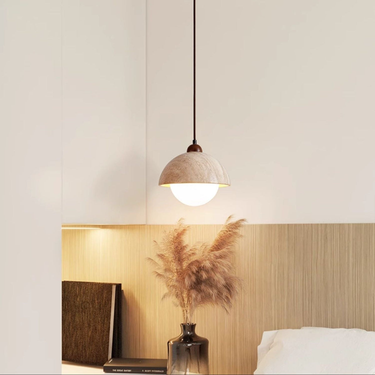 Nolven Travertine Pendelleuchte