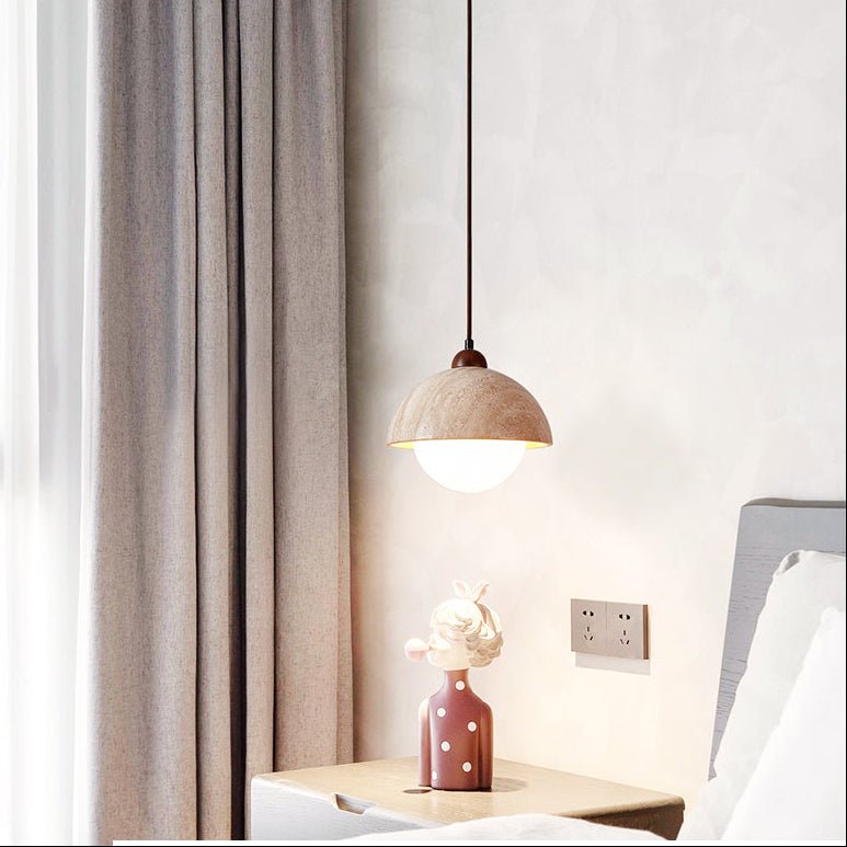 Nolven Travertine Pendelleuchte