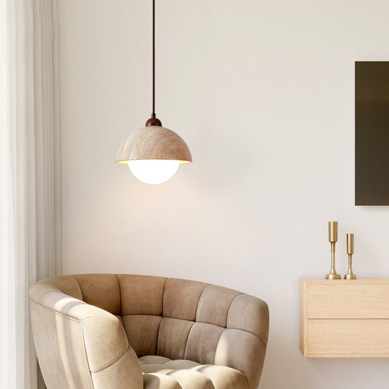 Nolven Travertine Pendelleuchte