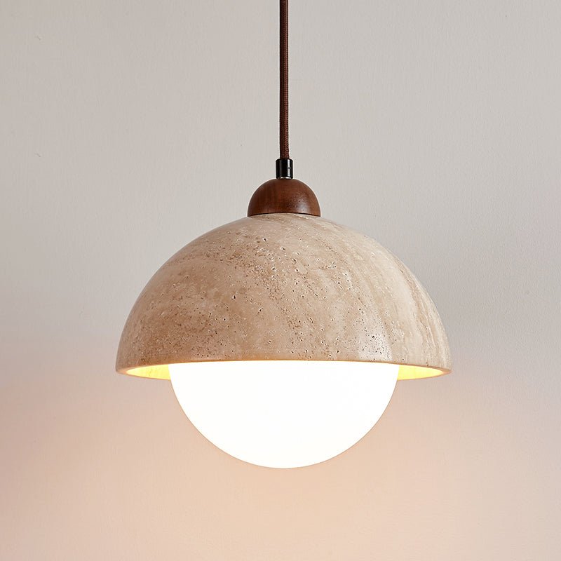 Nolven Travertine Pendelleuchte