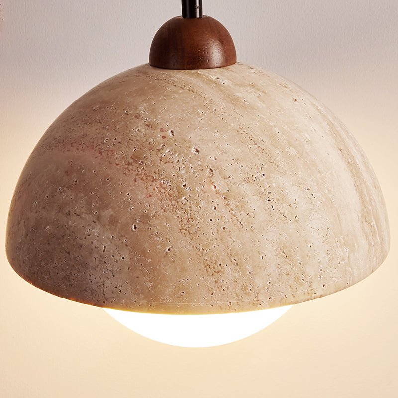 Nolven Travertine Pendelleuchte