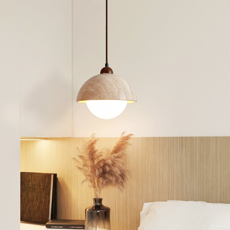 Nolven Travertine Pendelleuchte