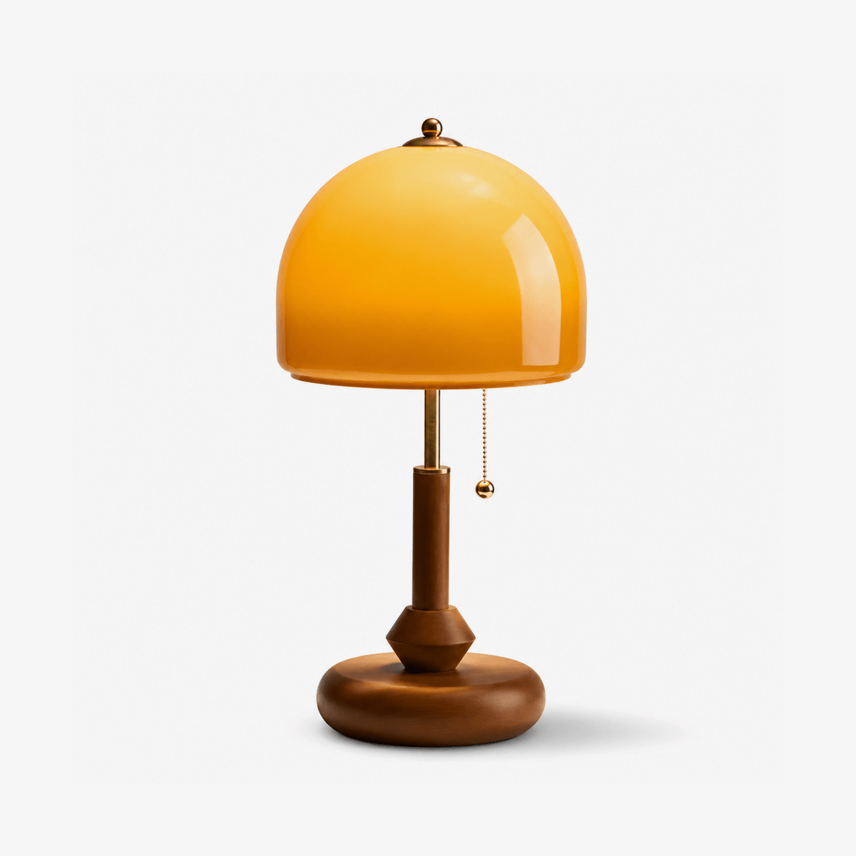 Marigold Tischleuchte aus Holz Lampenschirm