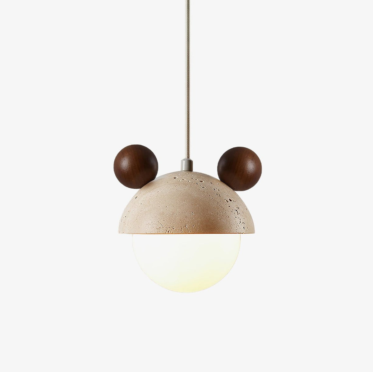 Lyraeus Mickey Travertine Pendelleuchte