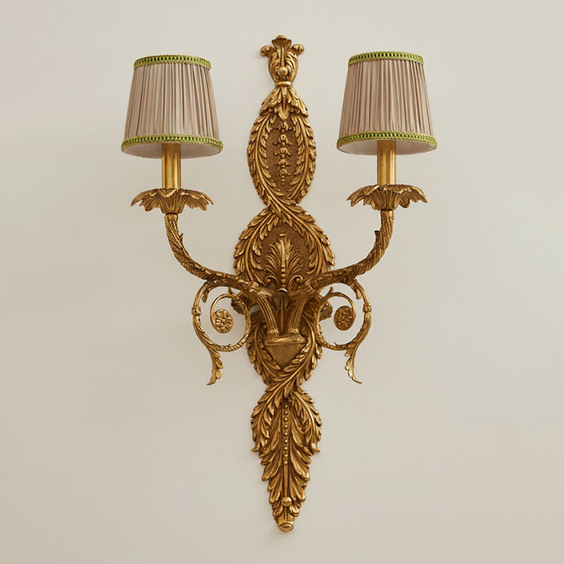 Oriinelle Messing-Wandleuchte