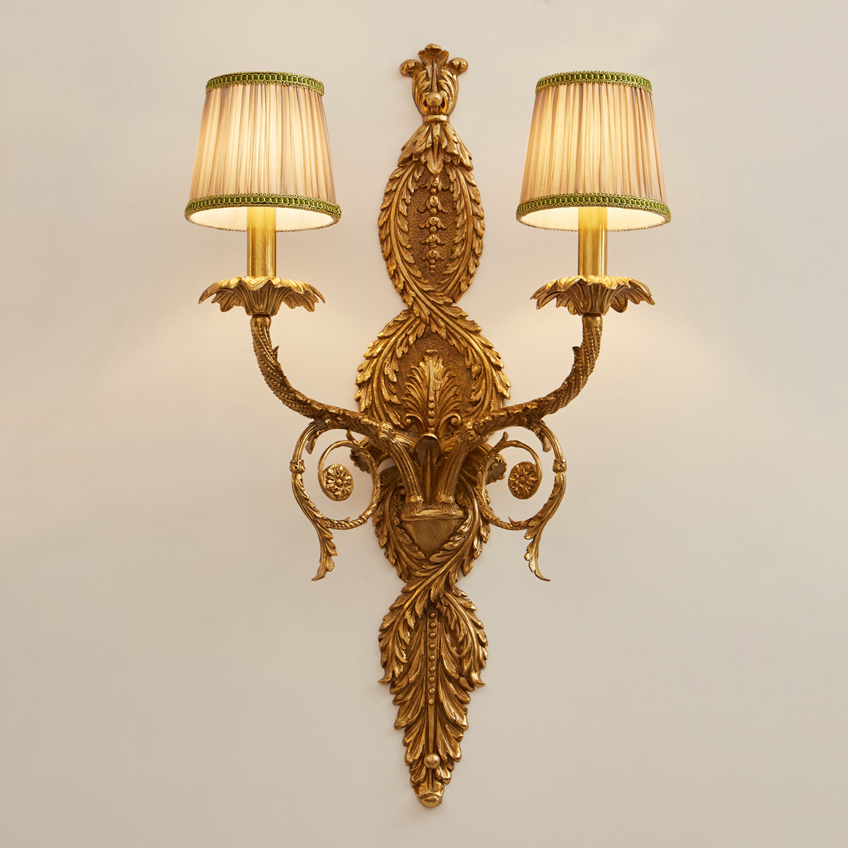 Oriinelle Messing-Wandleuchte