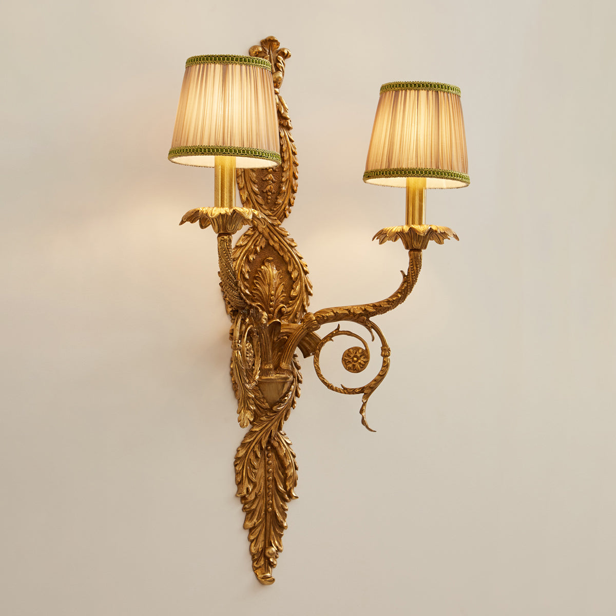 Oriinelle Messing-Wandleuchte
