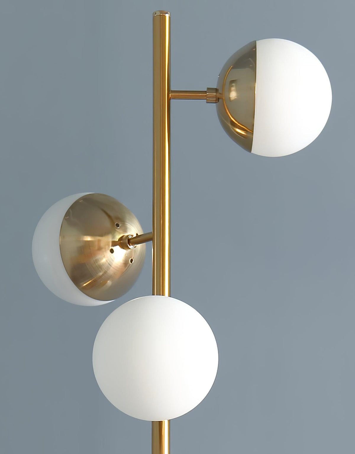 Myliryre Mid-Century-Stil Messing Stehleuchte