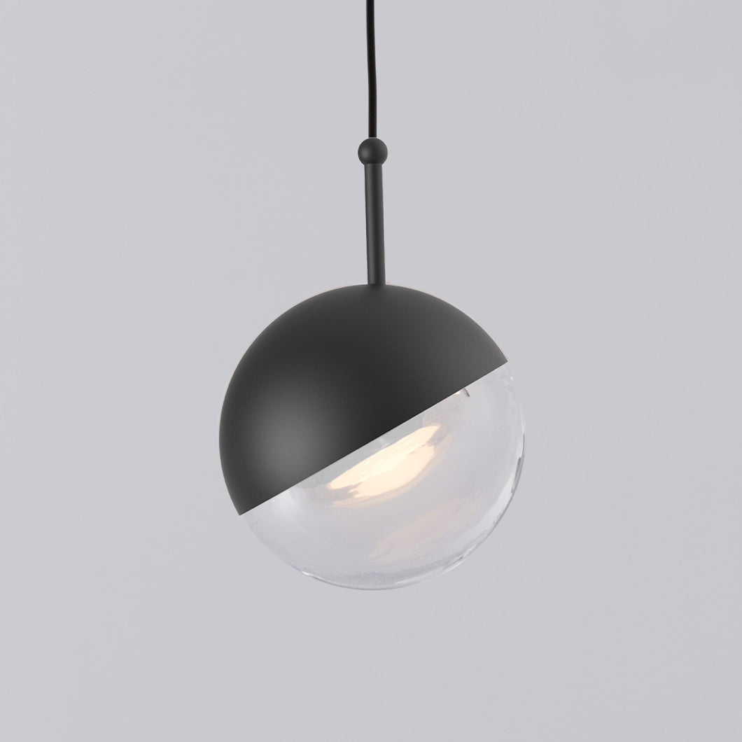 Zaneth Pendelleuchte Stahl Glas Multi Drop Kugel Minimalistisch für Treppenhaus
