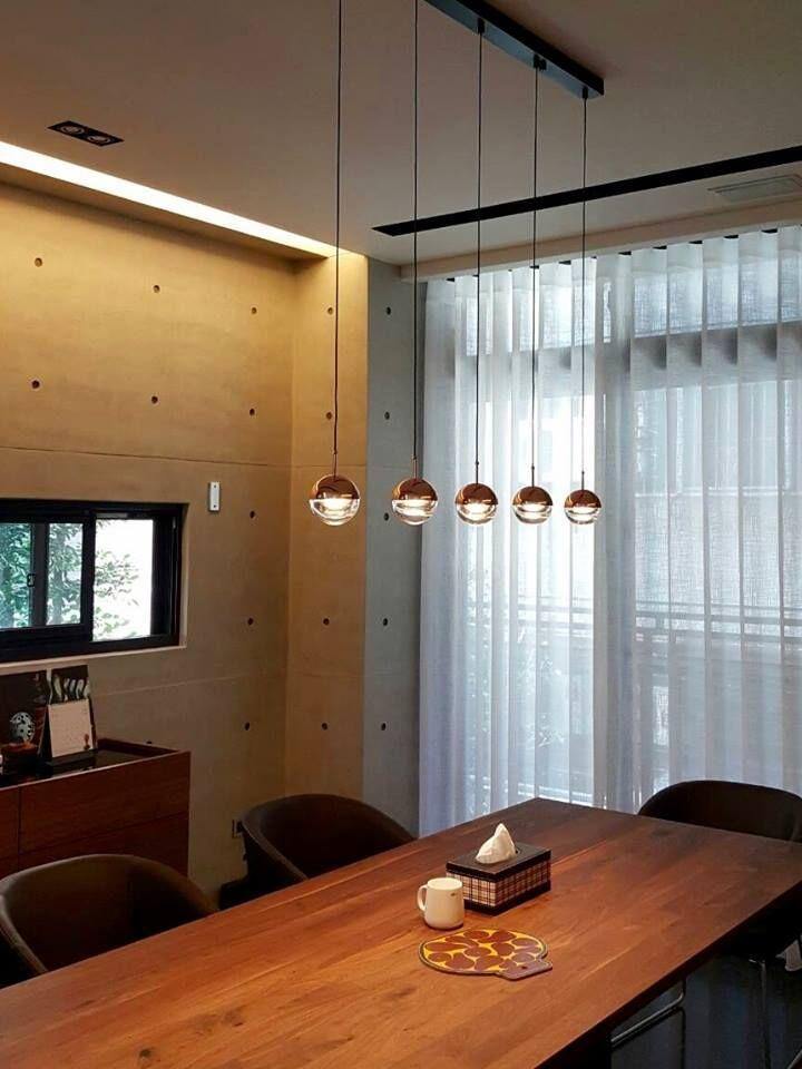 Zaneth Pendelleuchte Stahl Glas Multi Drop Kugel Minimalistisch für Treppenhaus