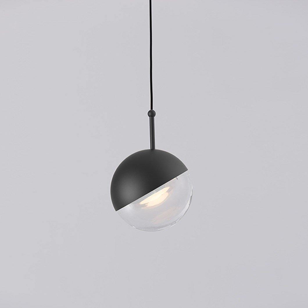 Zaneth Pendelleuchte Stahl Glas Multi Drop Kugel Minimalistisch für Treppenhaus