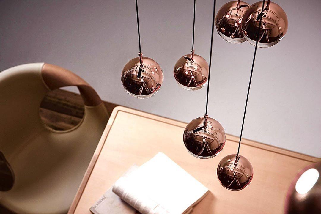 Zaneth Pendelleuchte Stahl Glas Multi Drop Kugel Minimalistisch für Treppenhaus