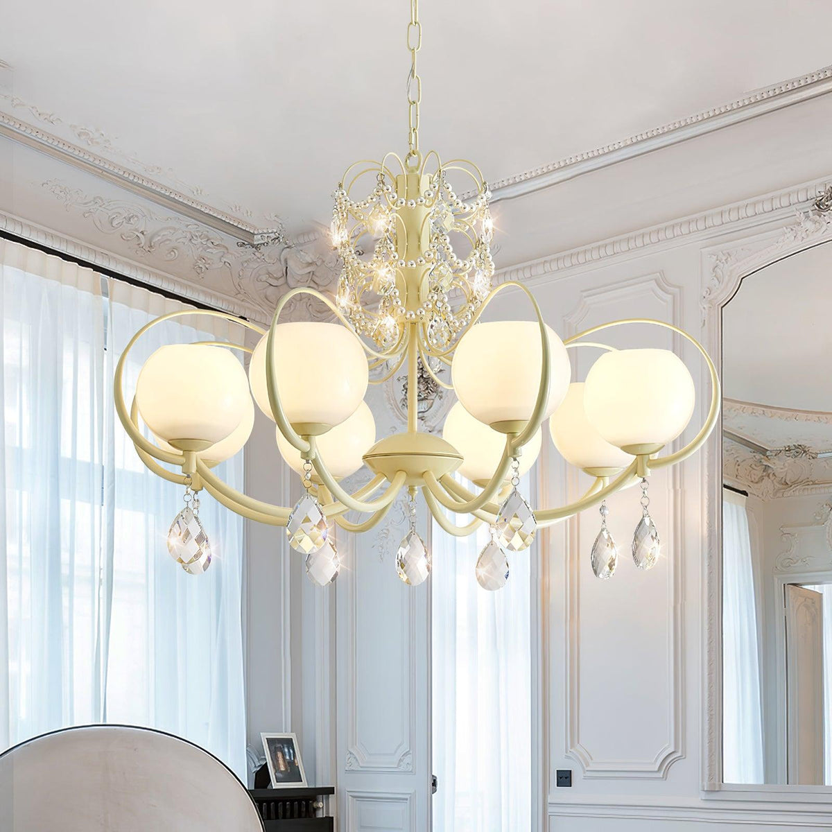 Celisine luxuriöser Kronleuchter aus Glas
