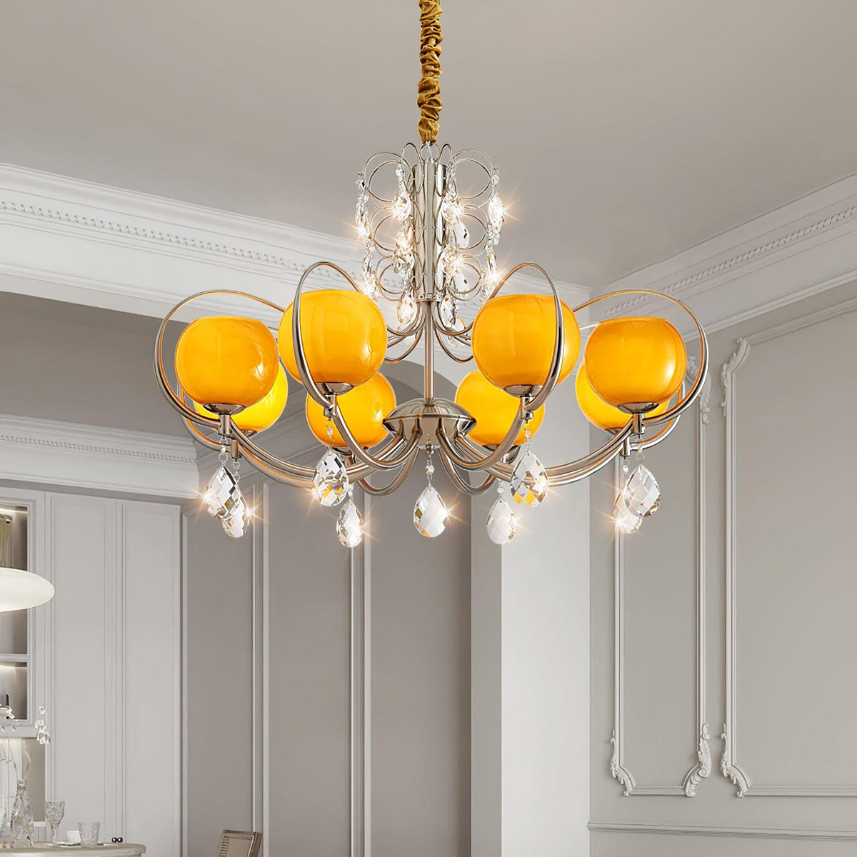 Celisine luxuriöser Kronleuchter aus Glas
