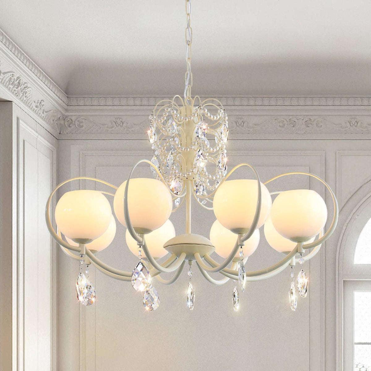 Celisine luxuriöser Kronleuchter aus Glas
