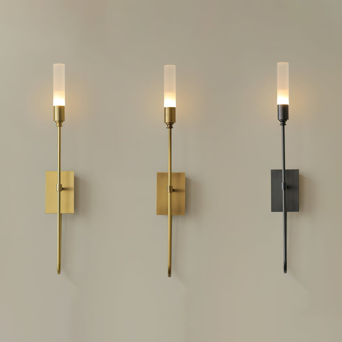 Yvori Wandleuchte Doppelstab Minimalistisch