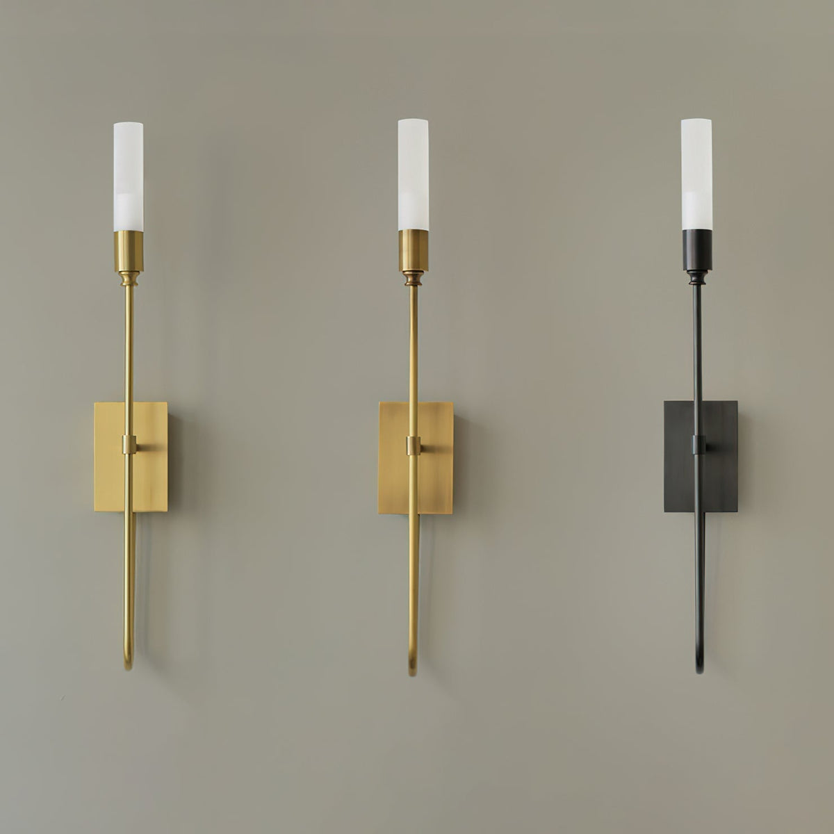 Yvori Wandleuchte Doppelstab Minimalistisch