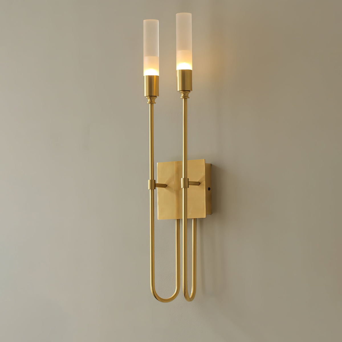 Yvori Wandleuchte Doppelstab Minimalistisch