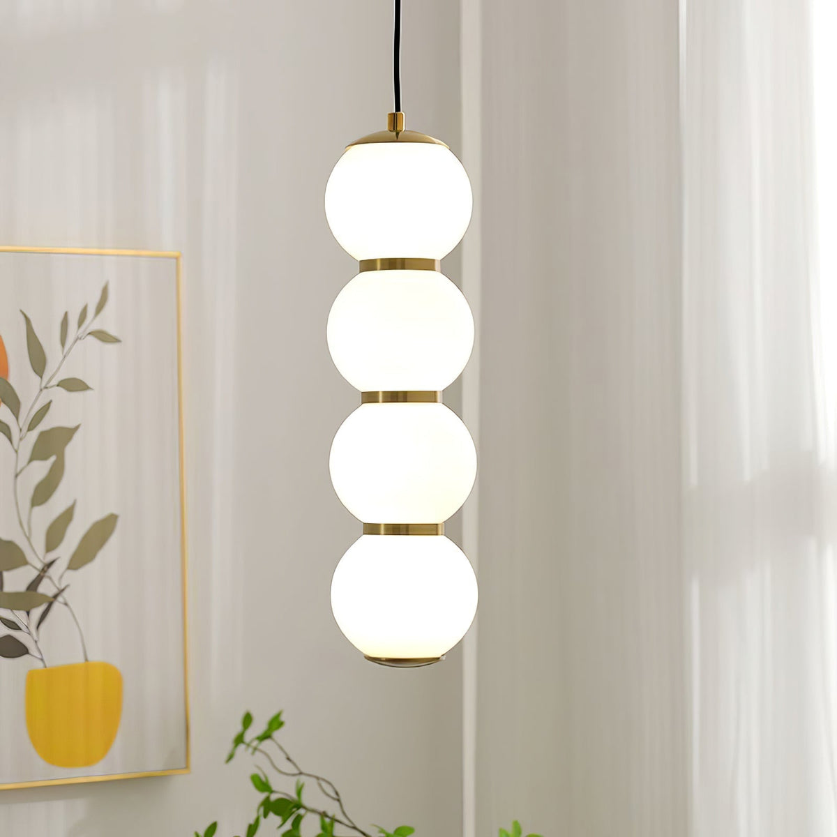 Frankie Minimalistische Pendelleuchte aus Glas