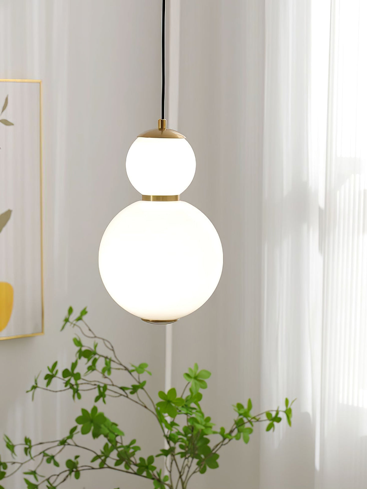 Frankie Minimalistische Pendelleuchte aus Glas