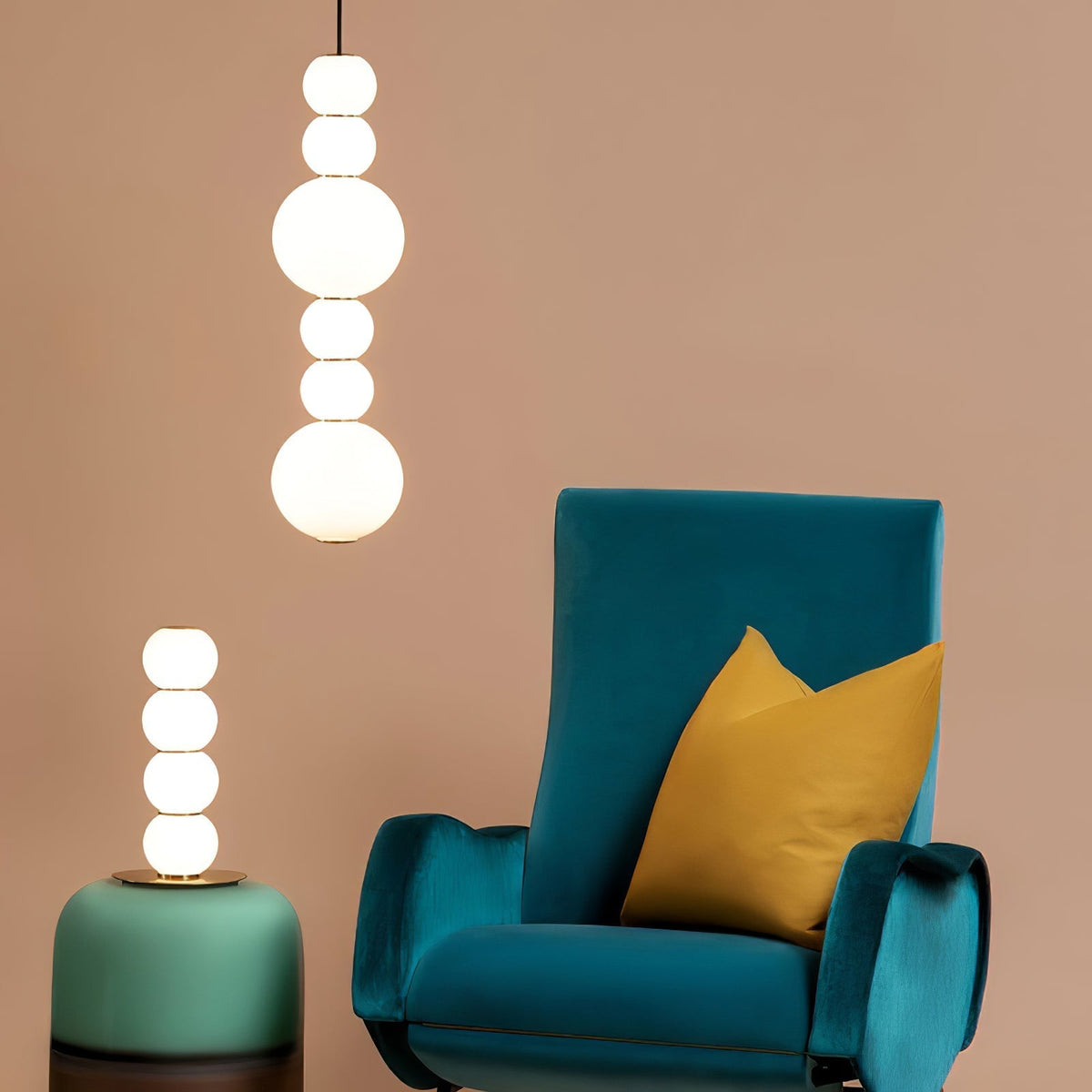 Frankie Minimalistische Pendelleuchte aus Glas