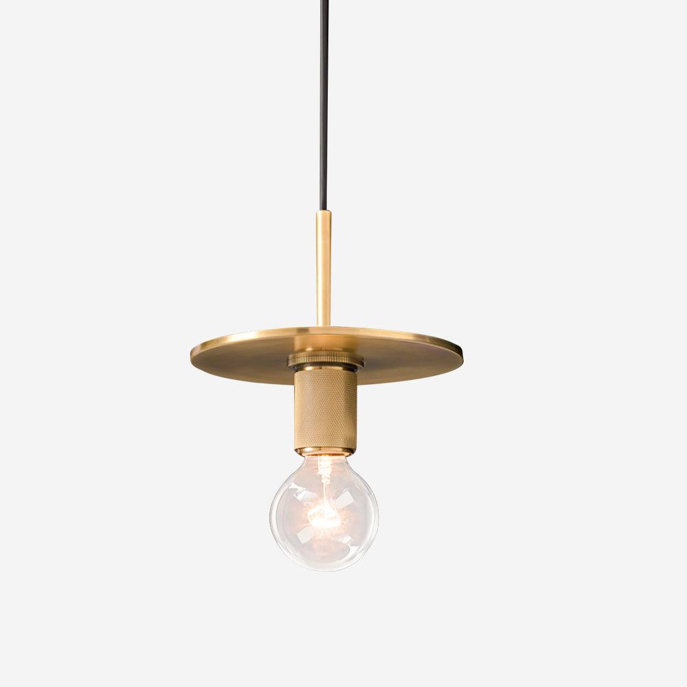 Pendelleuchte Messing minimalistisch Metallarmatur für Esszimmer oder Küche