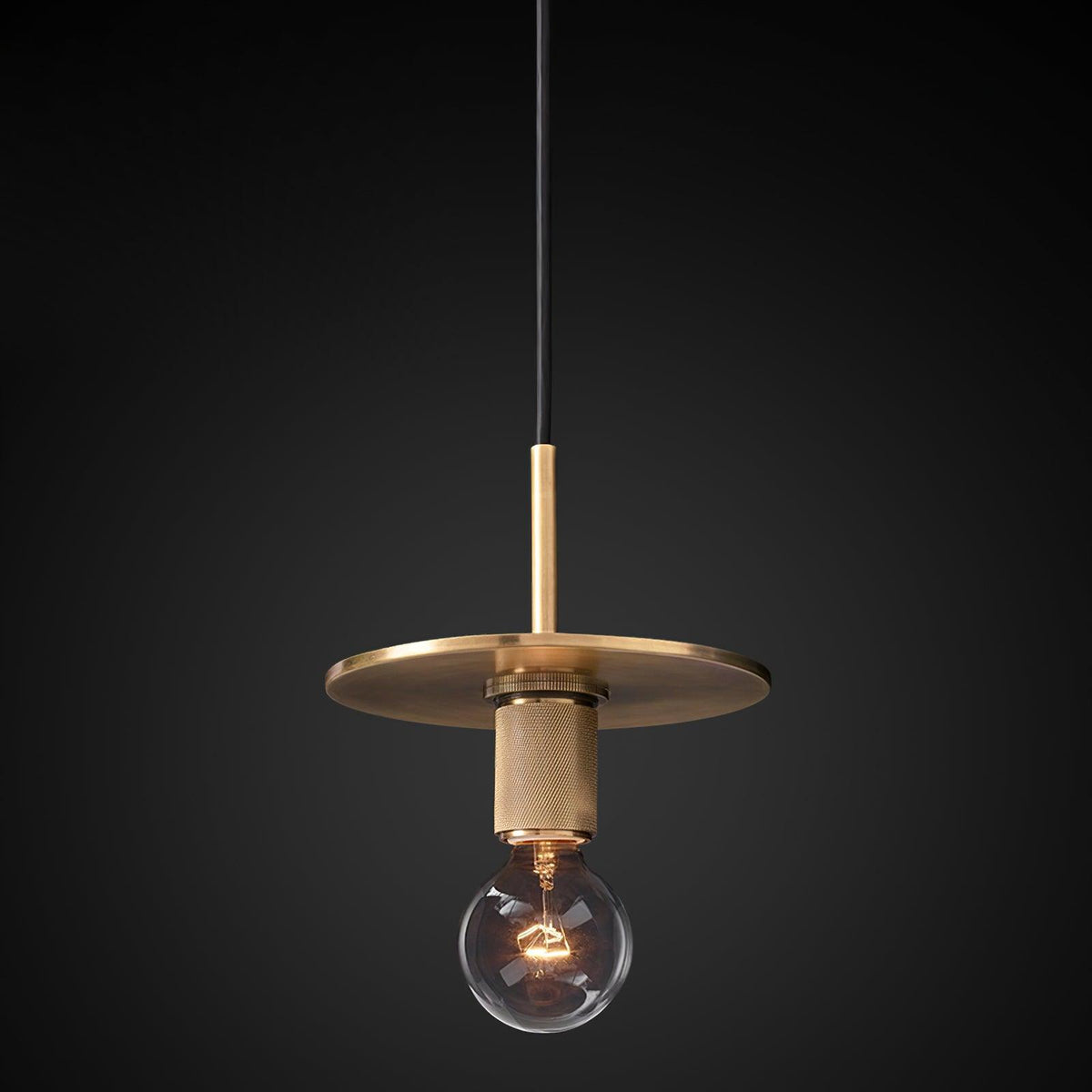 Pendelleuchte Messing minimalistisch Metallarmatur für Esszimmer oder Küche