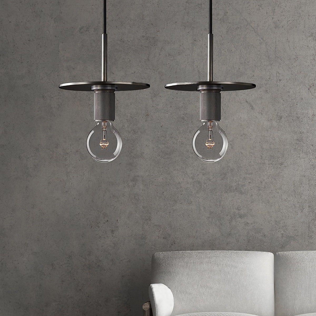 Pendelleuchte Messing minimalistisch Metallarmatur für Esszimmer oder Küche