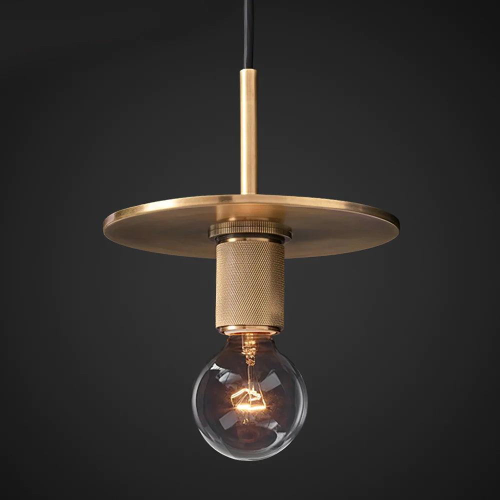 Pendelleuchte Messing minimalistisch Metallarmatur für Esszimmer oder Küche
