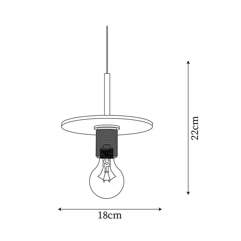 Pendelleuchte Messing minimalistisch Metallarmatur für Esszimmer oder Küche
