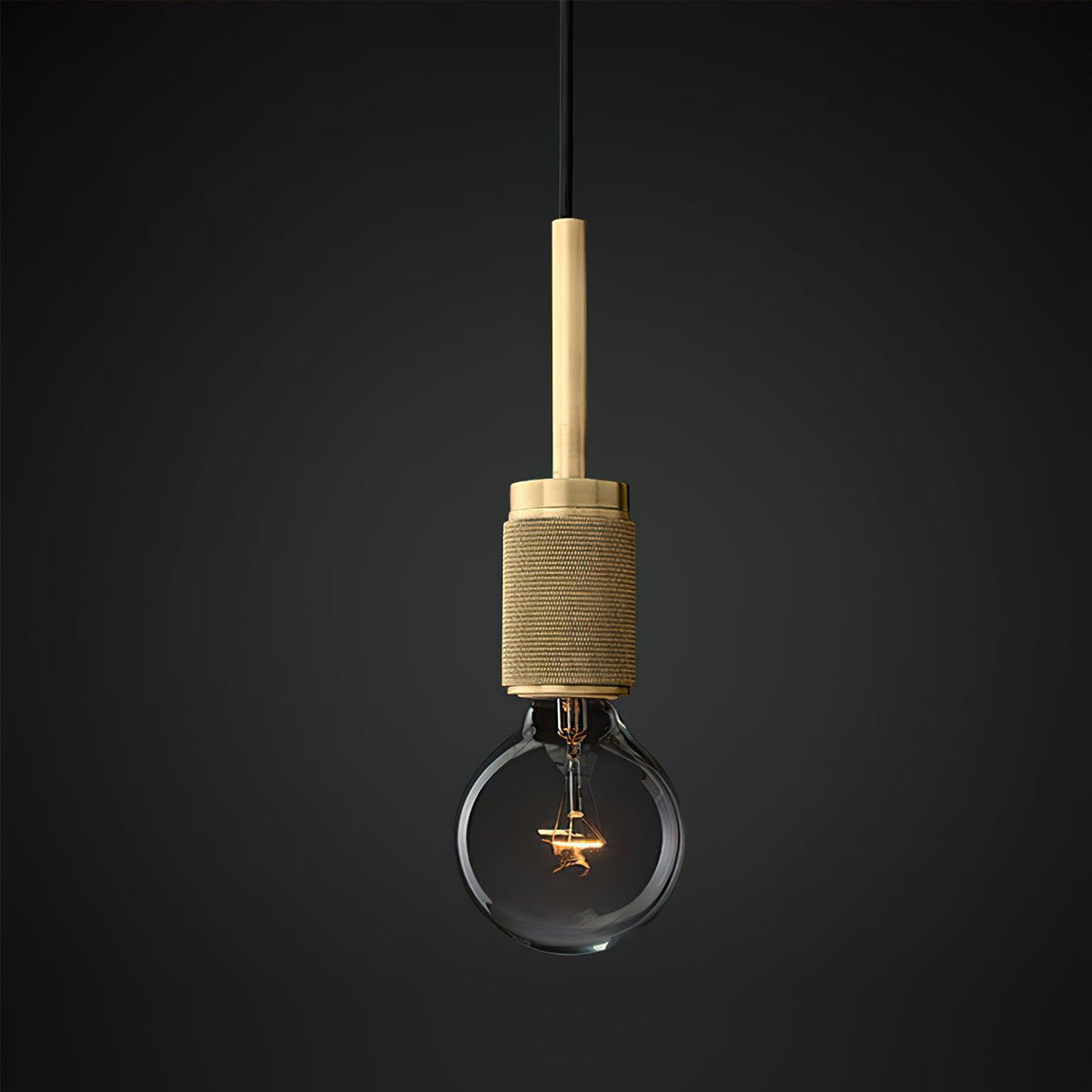 Pendelleuchte Messing minimalistisch Metallarmatur für Esszimmer oder Küche
