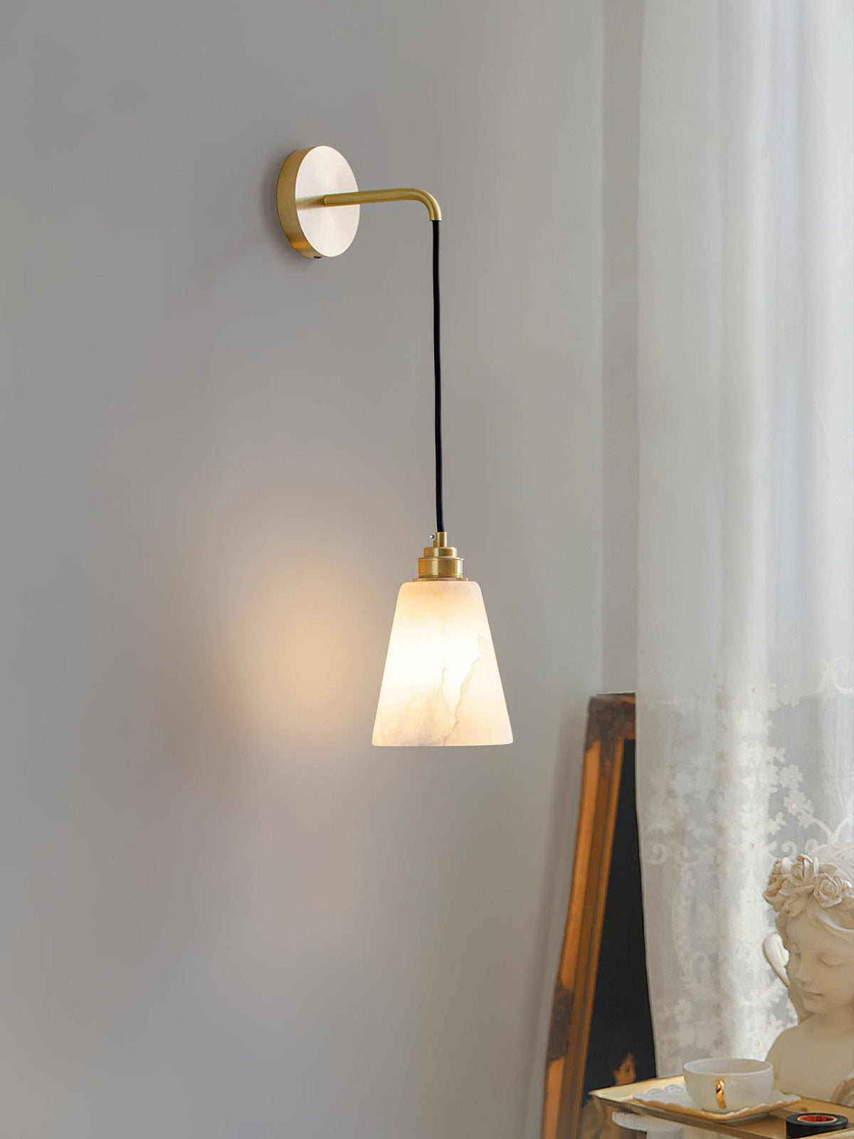 Yarlan Pendelleuchte Alabaster Wandleuchte