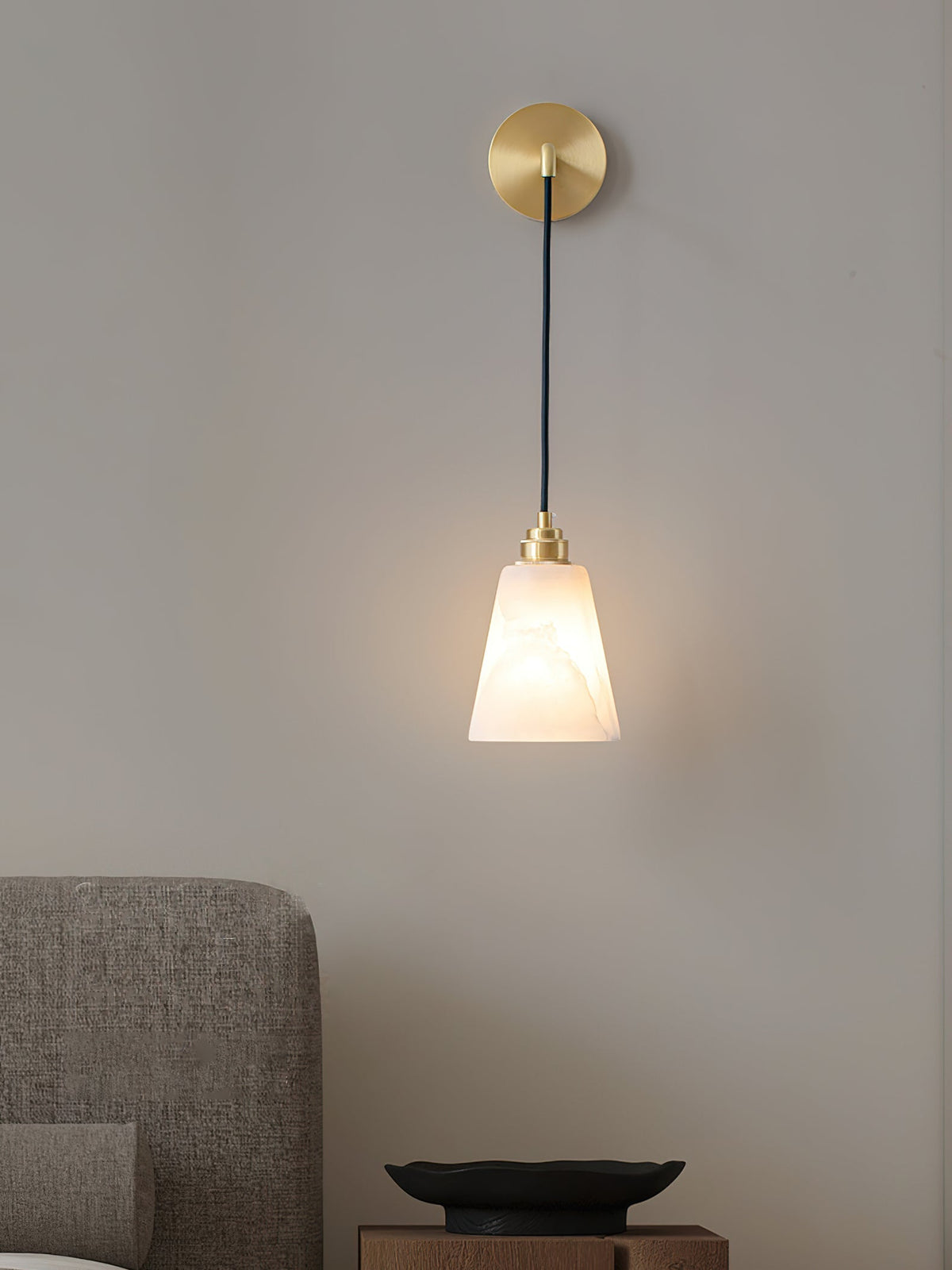 Yarlan Pendelleuchte Alabaster Wandleuchte