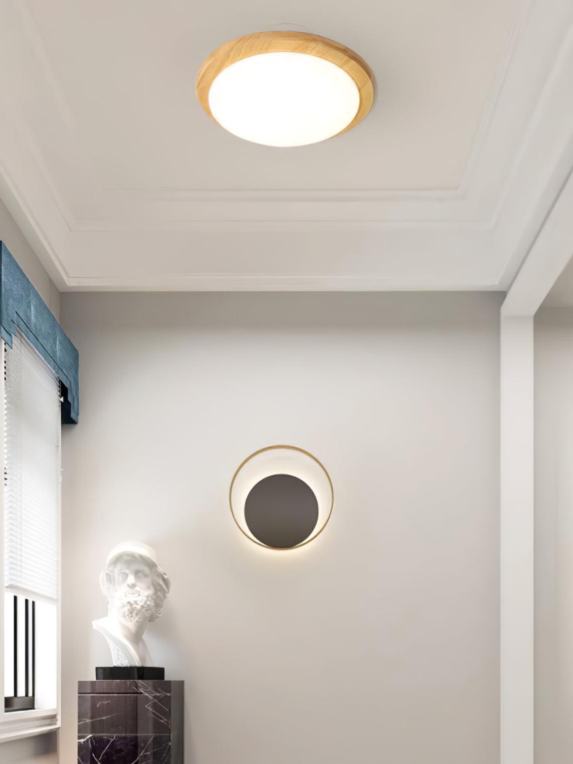 Myshae zeitgenössische minimalistische Deckenleuchte aus Holz