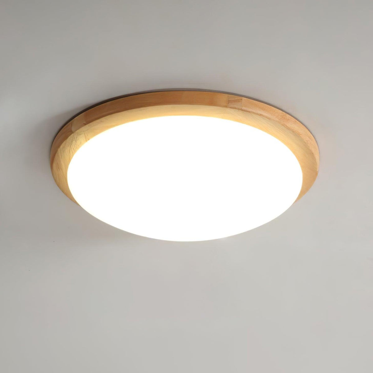Myshae zeitgenössische minimalistische Deckenleuchte aus Holz