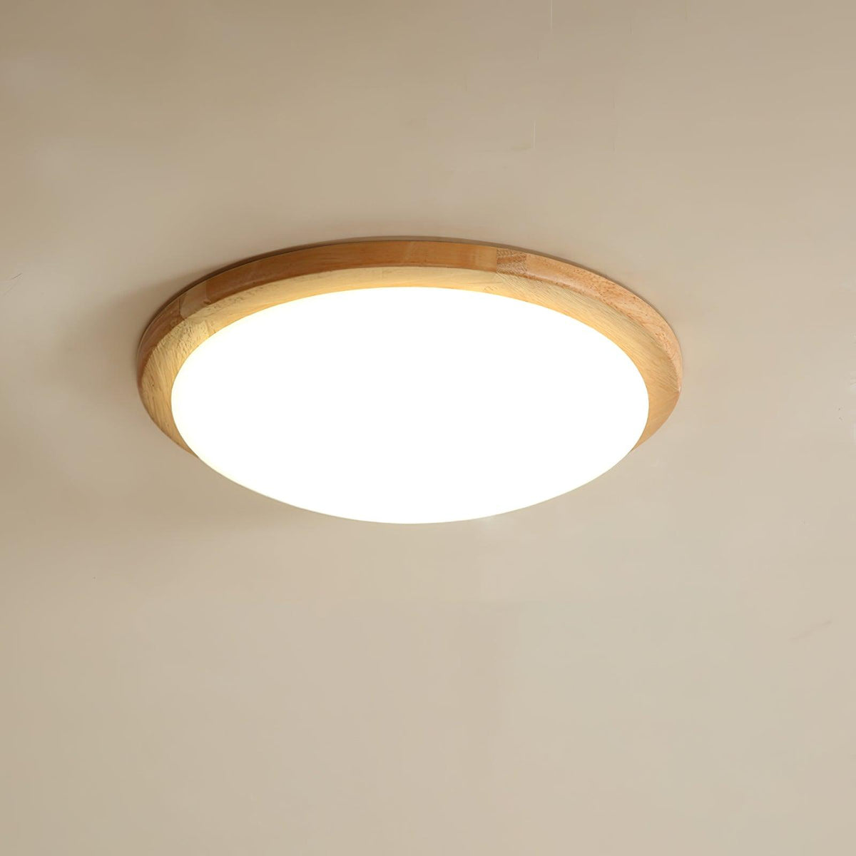 Myshae zeitgenössische minimalistische Deckenleuchte aus Holz