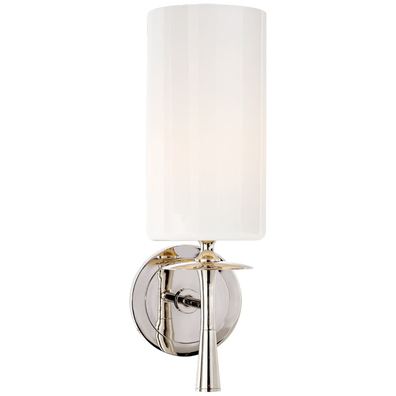 Knight Wandleuchte aus Stoff und Glas