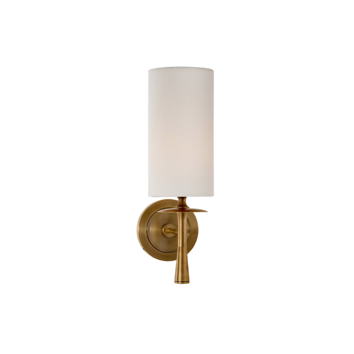 Knight Wandleuchte aus Stoff und Glas