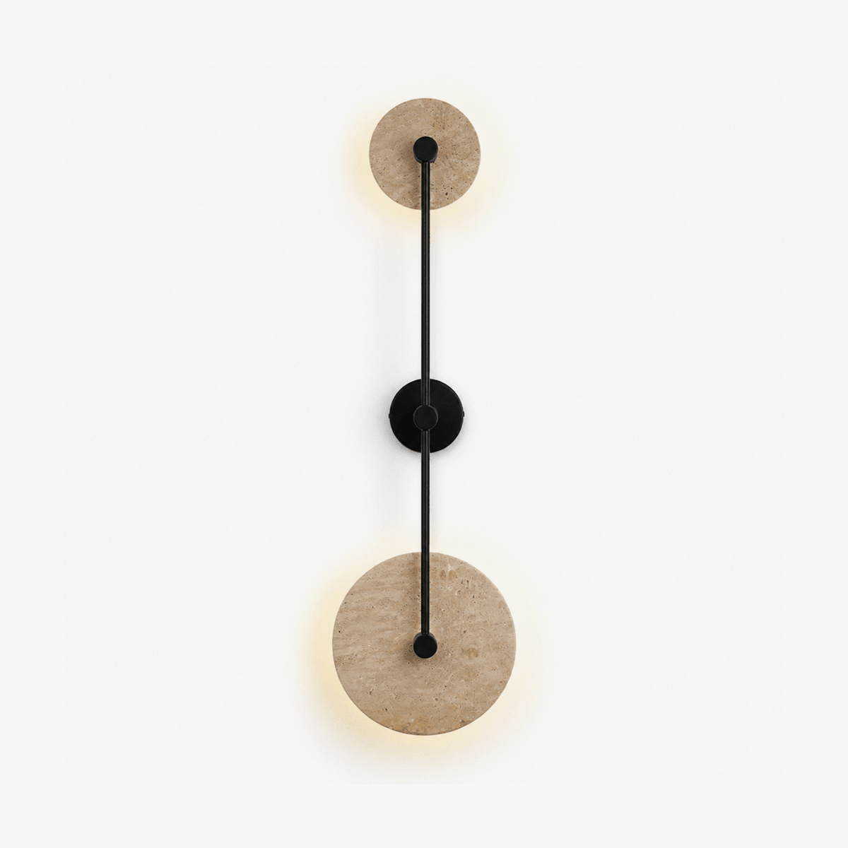 Noraline Disc Travertine Wandleuchte