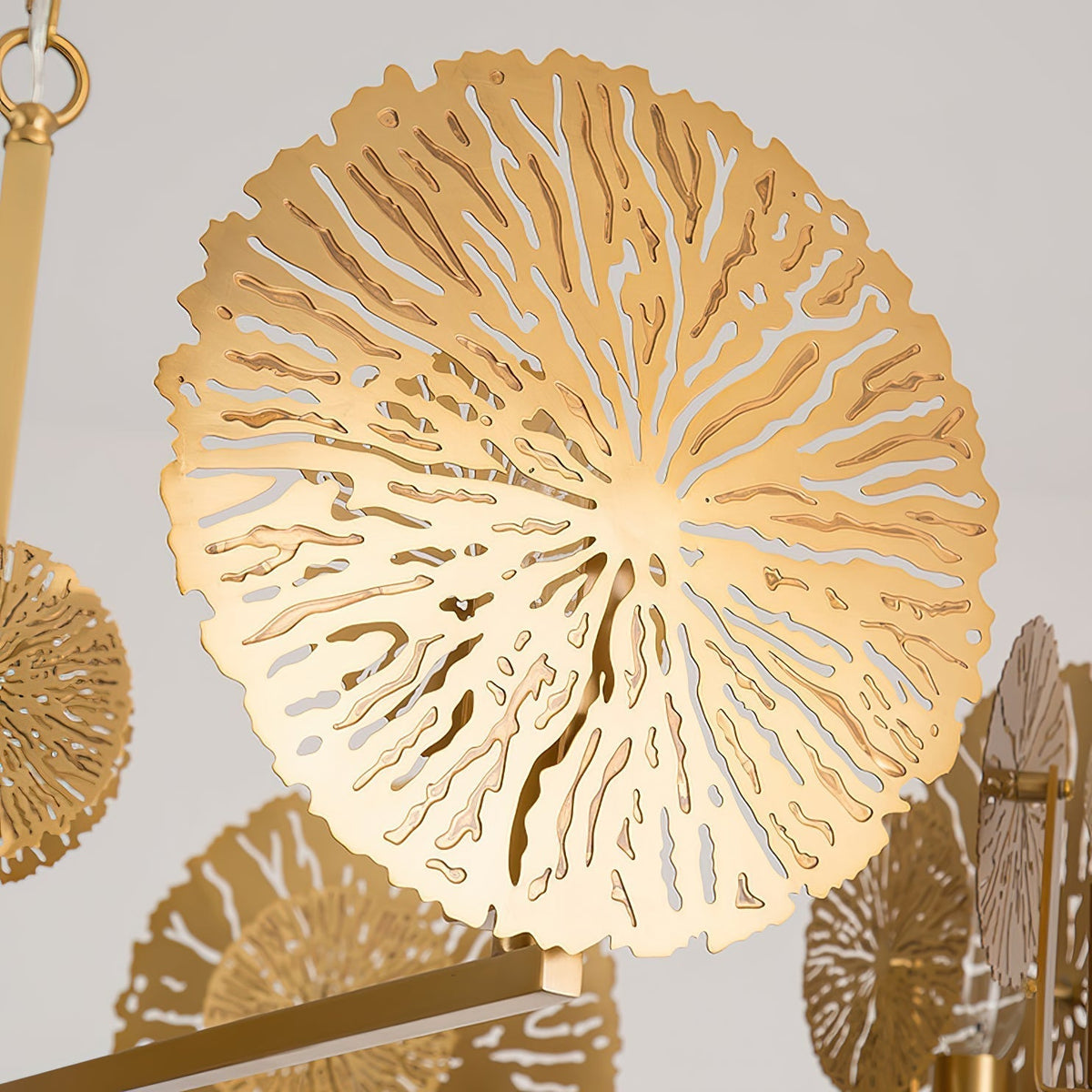 Dandelion Kronleuchter aus Messing