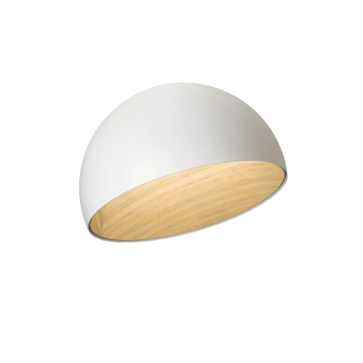 Coda Deckenleuchte Kuppel Holzmaserung Minimalistisch