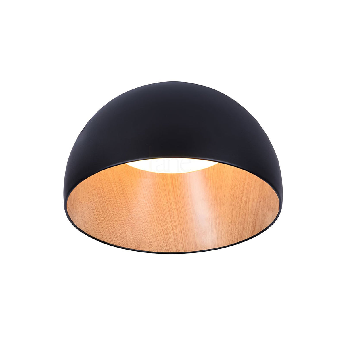 Coda Deckenleuchte Kuppel Holzmaserung Minimalistisch