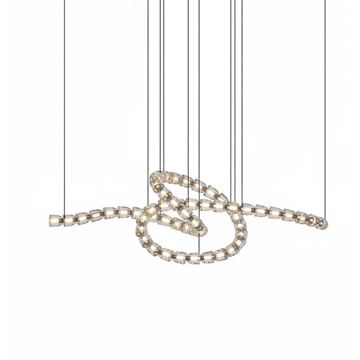 Nexus Gold Kristall Kronleuchter