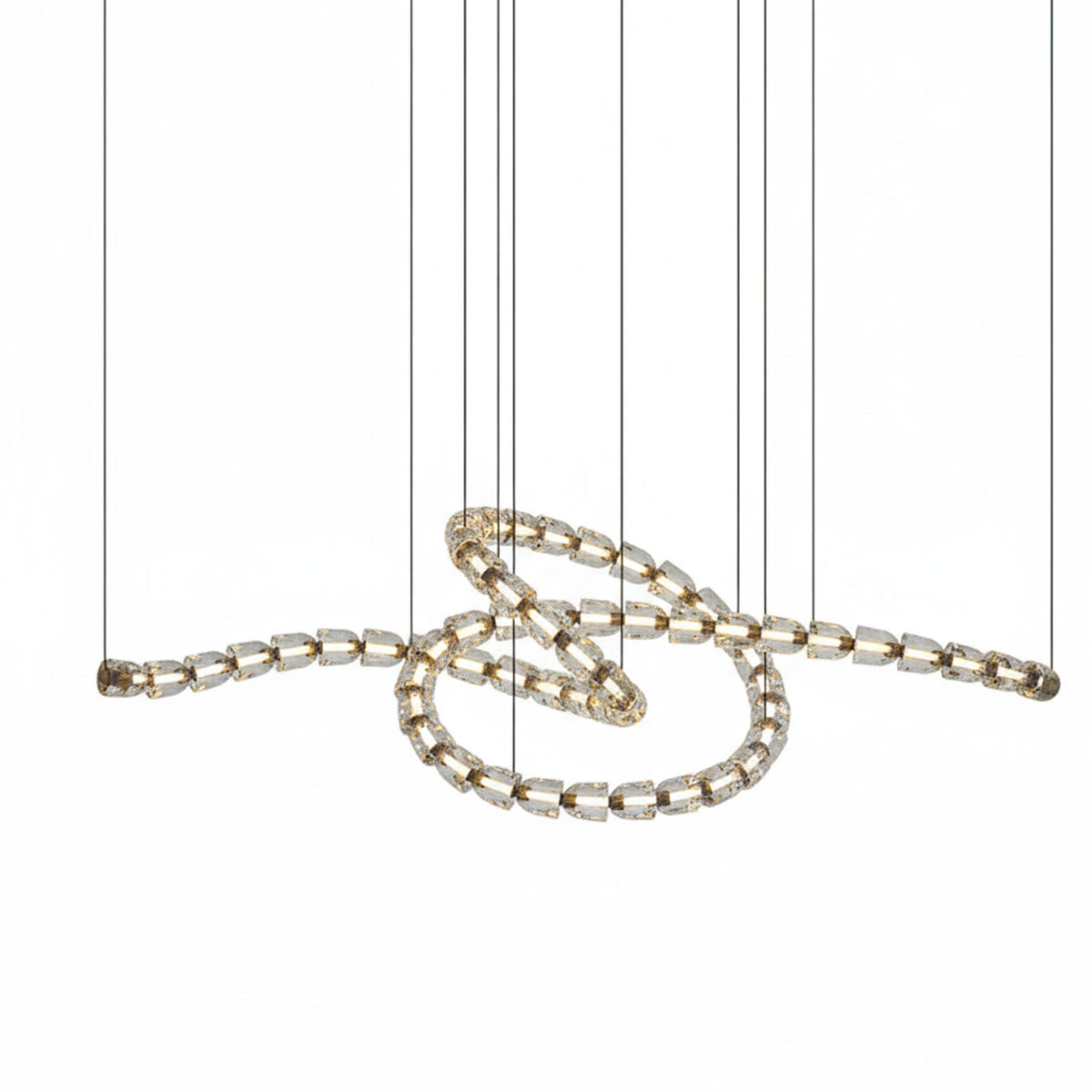 Nexus Gold Kristall Kronleuchter