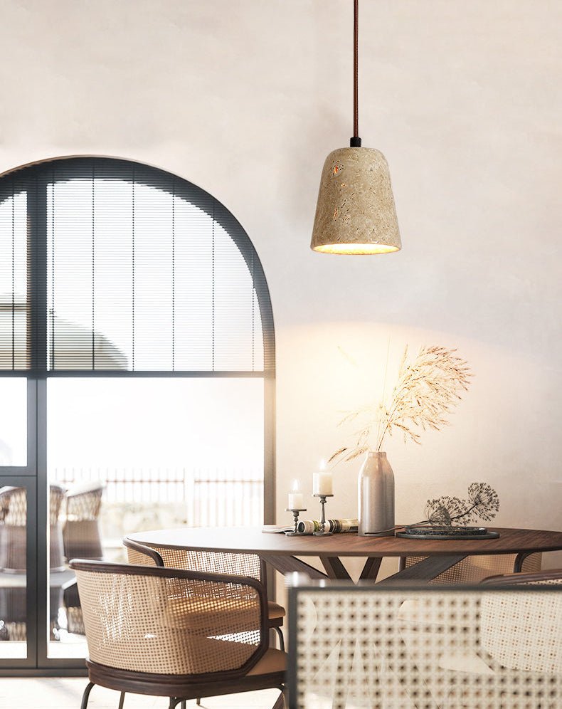 Earthy Travertine Pendelleuchte