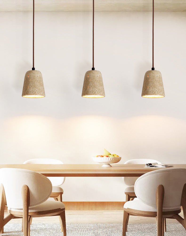 Earthy Travertine Pendelleuchte