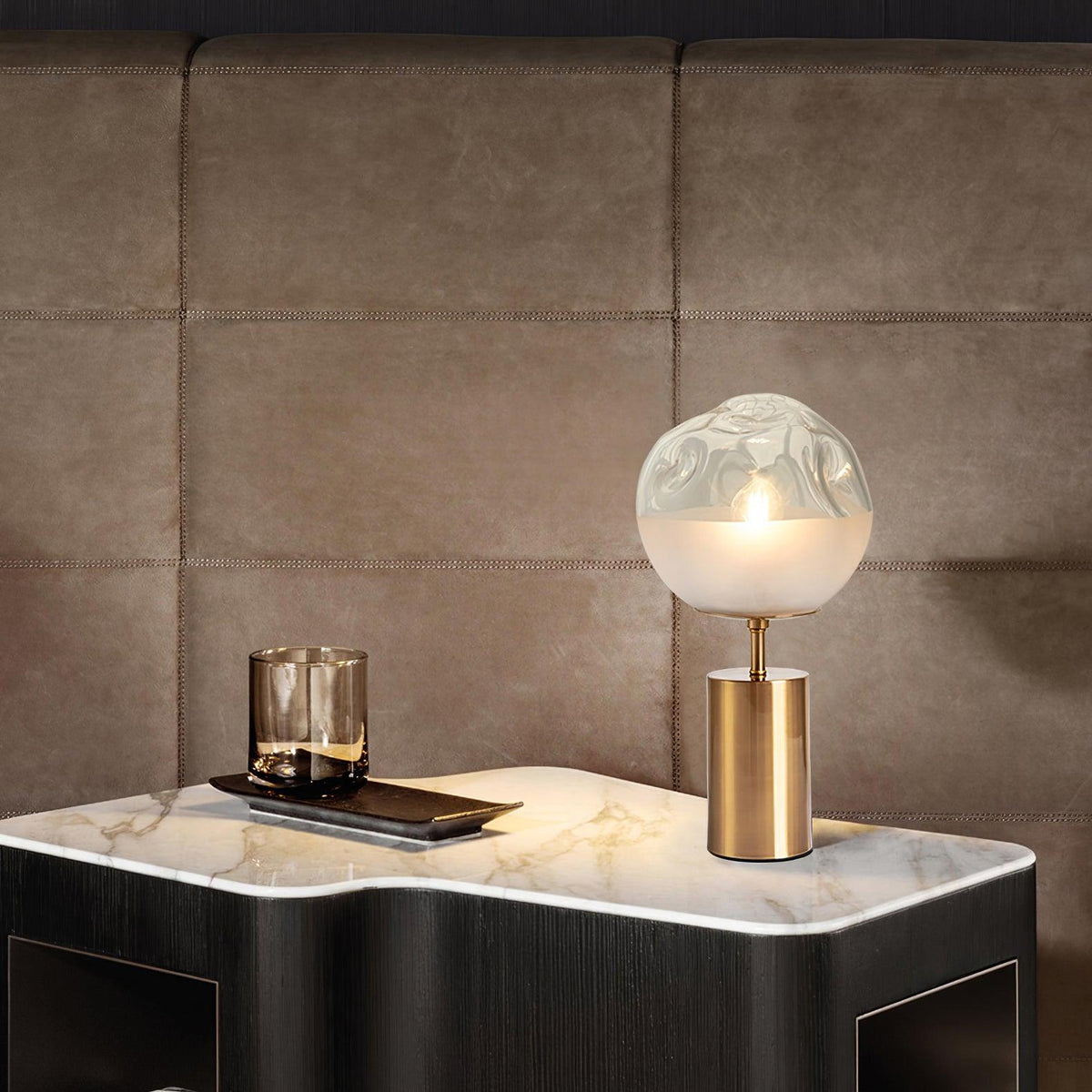 Aurea Classic Tischleuchte aus Glas